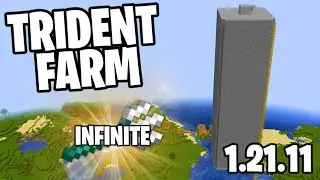 Простой урок по ферме утопленников и трезубцев! Minecraft Java 1.21.11