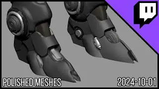 3D Character Sculpting - Marco Plouffe's Twitch Stream of 2024-10-01 - Polished Meshes