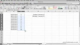Microsoft Excel Tutorial: WEEKNUM Function