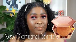 Fenty Beauty Diamond Bomb Cognac Candy Demo and Review | This Is Black Beauty