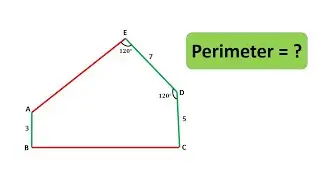 Can You Solve This Hard Geometry Problem | Sides 3, 5, 7 & Two 120&deg; Angles | Advanced Geometry