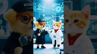 Detective BobBy the dog and scientist Luna cat: The Mystery Begins!