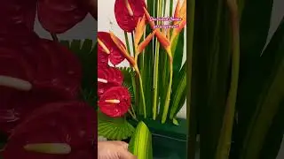 Easy flower arrangement.. #video #shorts #diy#flowers #
