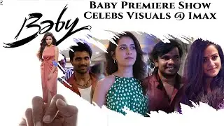 Baby Premiere Show Tollywood Celebs Visuals @ Imax Theatre | Vijay Deverakonda | Vaishnavi | Raashi