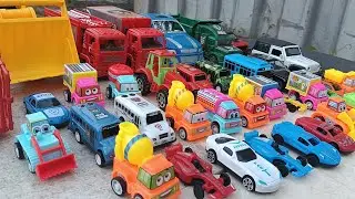 Colorful Toy Cars & Trucks Collection | Kids Learning Vehicles | Cartoon Toy Cars for Children