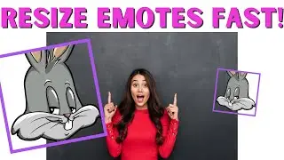 RESIZE EMOTES FAST / Increase your Productivity AND work flow with this Free Website!