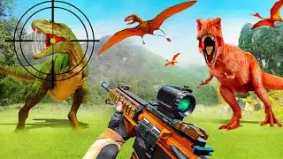 Wild Dinosaur Hunter Gun Games 🦕🐲Android Gameplay