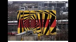 Eine Auswahl an Werken der Virtual Street Art in Frankfurt