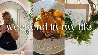 a weekend in bath for a hen party, making flower crowns, shopping and vegan food | autumn vlog 2023