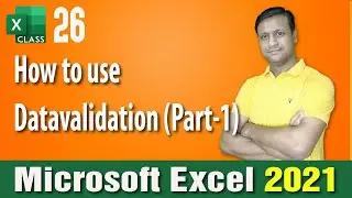 How To Do Data Validation in MS Excel (Part-1) | Tutor Era