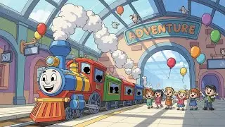 Color Train Ride 🚂🌈 | Learn Colors for Kid || kids cartoon