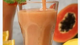  2min recipe 😋 Delicious papaya smoothie recipe 😋#youtubevideo#foodie#papaya