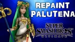 Custom PALUTENA doll repaint TUTORIAL [Super Smash Bros Ultimate]