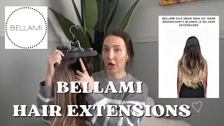 BELLAMI HAIR EXTENSIONS PRODUCT REVIEW!! Volumizing wefts, Classic wefts & Silk Seam wefts