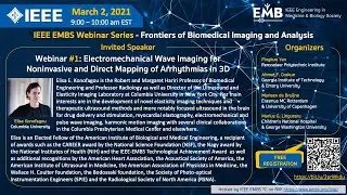 Webinar #1: Electromechanical Wave Imaging - Prof. Elisa Konofagou