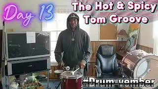 The Hot and Spicy Tenor Groove #drums #drumshorts #day13 #drummer #drumming #percussionist #music 