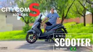 Análise Completa: Dafra Citycom 300i CBS 2024 – A Melhor Scooter do Brasil?