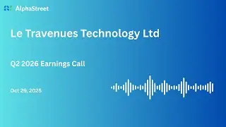 Le Travenues Technology Ltd Q2 FY2025-26 Earnings Conference Call