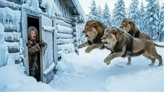 80 Year Old Widow Living In A House Escapes From A Pack Of Siberian Lions