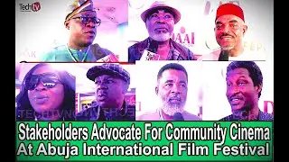 Stakeholder Advocate For Community Cinema at Abuja International Film Festival #techtvng #cinema