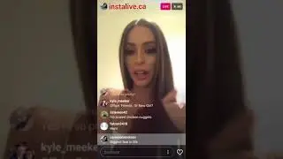 Hot sexy model Cameron Rorrison live video