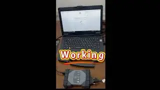 MB Xentry VCI C6 test on New Vehicle