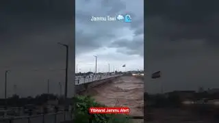 Jammu Tawi washed away 🌧 🌊 #jammu #river #tawi #flood #pray #jammutawi #tawiriver