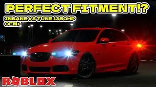I built the CLEANEST JAGUAR with the NEWEST 4.0 V8 tune **1350HP** | ROBLOX Fix it up!