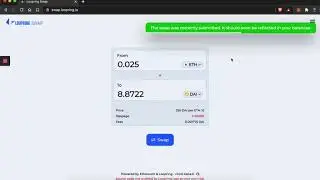 Loopring Swap UI