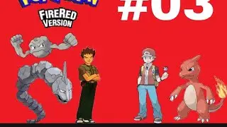Cidade de Pewter 03: Evolução de Charmander para Charmeleon e a Vitória do Ginásio de Pedra