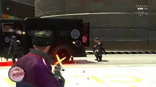 GTA 4 - NIKO SHOOTOUT AT CHARGE ISLAND & FIGHT WITH SWAT & POLICE + SIX STARS