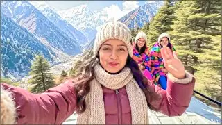 Himalayan Snow Lake Boat Ride In | Most Beautiful Winter Travel Vlog | Unreal Mountain Views