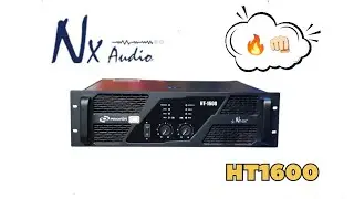 NxAudio HT1600 new Dj amplifier ⚡/ NxAudio / HT1600 / #djamplifier #nxaudio #bassamplifier #Qtech