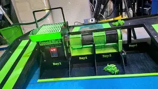 3D printed RC 1:50 Construction Sorter Trommer 2025 (Green&Black)