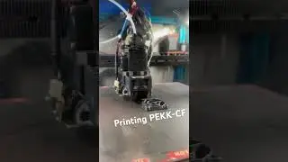 Highest temperature material I&rsquo;ve ever printed&hellip; pekk-cf in 105C chamber