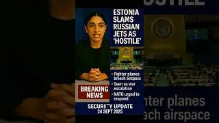 RUSSIAN JETS  A 'HOSTILE ACT' #breakingnews #shorts #russia