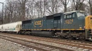 CSX M403 Thru Woodbourne With A SD70MAC duo 