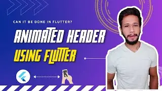 Animated twitter profile in Flutter | Can it be done in Flutter? | Animated header on scroll