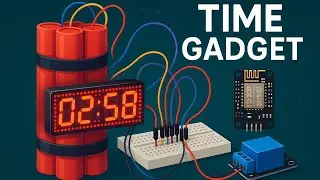i made Timer-Bomb with nodeMCU ESP8266 and dot LED matrix display by Engr zoroz 