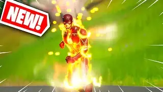 THE FLASH Skin Gameplay In Fortnite Battle Royale..