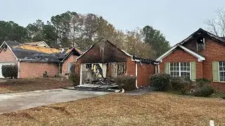 2 homes in Spalding County subdivision destroyed by fire