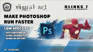 how to make Photoshop run faster. (low spec pc)