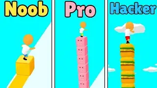 NOOB vs PRO vs HACKER - Cube Surfer