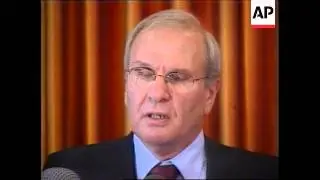 MIDDLE EAST: NEGOTIATIONS FOR FINAL PEACE TREATY CONTINUE