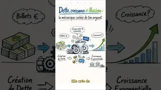 Dette, croissance et illusion: La m&eacute;canique cach&eacute;e de ton argent