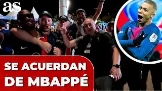 Los AFICIONADOS del PSG se acuerdan de MBAPP&Eacute; en la celebraci&oacute;n de la CHAMPIONS | PSG 5 - INTER 0