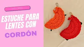 Facil y R&aacute;pido de hacer, Porta &Oacute;culos/ Estuche para Lentes #crochet #tutorial #case #aprende 