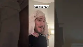 wedding vows #shorts #comedy #funny