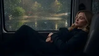 Cozy Night Rain in Car with Far Away Thunder for Deep Sleep, Calm Mind and Stress Relief