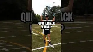 Quarterbacks, warm up to throw and not the opposite! #Football #Quarterback #QB #QBWarmup #QBTips